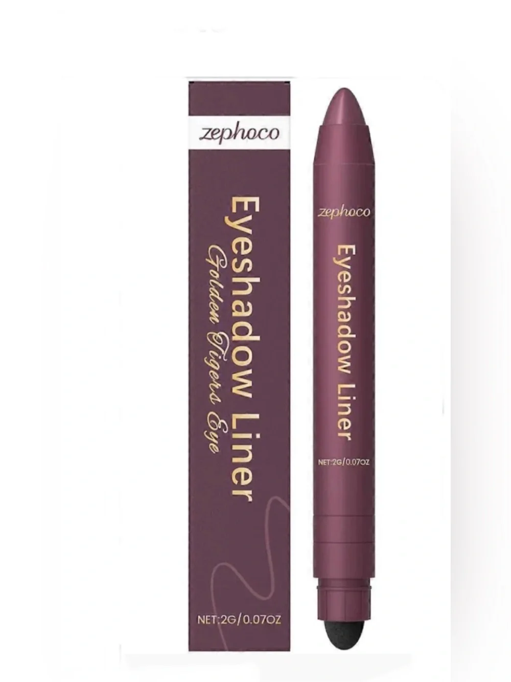 Zephoco Eyeshadow Liner Duo in Warm Champagne & Deep Golden Tiger’s Eye